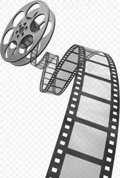 an image of a film strip with a reel