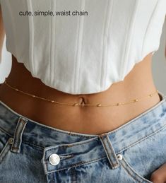 gold jewelry, waist chain, waist beads, waist, silver jewelry, dainty jewelry, simple jewelry, cute jewelry, jewelry aesthetic, jewelry ideas, Cheap Summer Waist Chain For Women, Cheap Silver Metal Waist Chain, Waist Chain Aesthetic, Waist Chain Outfit, Chain Outfit