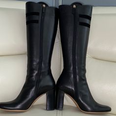 Classic Style Excellent Condition Gucci Leather Heels For Business, Luxury Medium Width Office Boots, Gucci Round Toe Boots For Office, Gucci High Heel Boots For Formal Occasions, Gucci High-heeled Boots For Formal Occasions, Gucci Round Toe Calf Leather Heels, Gucci Calf Leather Heels With Round Toe, Gucci Calf Leather Round Toe Heels, Gucci Formal Boots With Branded Heel Counter