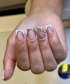 Short Overlay Nail Designs, Acrylic Overlay Nails Short, Acrylic Overlay Nails, Nail Art Design 2023, Fashionable Nails, Overlay Nails, 2023 Nails, Acrylic Overlay, Short Gel Nails