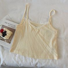 Camisole Vintage Short Tops For Women Yellow One Size Cute Tops For Women, Womens Summer Shorts, Cotton Polyester Fabric, Lace Outfit, Womens Cami, Womens Tops Summer, Casual Design, Lace Fashion, Vintage Shorts