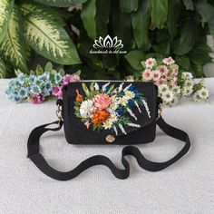 Hello! Welcome to my store! Wish you have a satisfying purchase！ When you have to think of a beautiful, meaningful, impressive gift for your lover, mother or friends then this will be the perfect choice for you! ⭐Don't hesitate to contact us if you have any questions! Thank you Embroidered Box Bag: ⭐The bag is handmade, each stage is meticulously cared for by skilled craftsmen. ⭐It has an adjustable strap so that it can can be carried across body, over one shoulder, or as an oversized clutch. ⭐Perfect for special occasion as well as everyday use. ⭐The bag is embroidered with very prominent, strange and beautiful ribbons. ⭐Dimensions : 8.26x5.51x3.14 in / 21x14x8 cm ⭐Because the patterns on the product are designed and produced in limited quantities, so please contact us to have more reques Elegant Box Bag With Removable Pouch For Gift, Gift Rectangular Box Bag With Removable Pouch, Gift Box Bag With Removable Pouch In Rectangular Case, Black Box Bag With Mobile Phone Holder As Gift, Black Rectangular Shoulder Bag For Gift, Black Rectangular Shoulder Bag Gift, Black Rectangular Case Shoulder Bag Gift, Black Mobile Phone Box Bag As Gift, Black Mobile Phone Box Bag For Gift