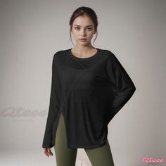 Long-Sleeve Athleticwear for Women's Fitness, Yoga, and Running Needs Versatile Long Sleeve Moisture-wicking Top, Moisture-wicking Long Sleeve Tops For Fall, Black Workout Tops For Fall, Moisture-wicking Athleisure Top For Fall, Fall Sports Long Sleeve Tops, Stretch Athleisure T-shirt With Long Sleeves, Fall Moisture-wicking Stretch Tops, Stretch Long Sleeve T-shirt For Athleisure, Solid Sportswear Tops For Fall