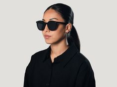 Elevate your style with Demia's flat front lenses and soft round silhouette. It fuses classic vintage charm with sleek refined lines to add a touch of elegance and polish to your everyday look. Frame Width: Medium to Wide All of our sunglasses are always: Asian Fit / Low-Bridge Fit Polarized 100% UVA/UVB Protected Classic Glass Sunglasses For Everyday, Classic Everyday Glass Sunglasses, Minimalist Formal Sunglasses With Tinted Lenses, Modern Tinted Sunglasses For Work, Elegant Sunglasses With Gradient Lenses For Work, Classic Matte Black Formal Sunglasses, Classic Sunglasses With Gradient Lenses For Work, Classic Matte Black Sunglasses For Formal Occasions, Minimalist Matte Black Sunglasses With Gradient Lenses