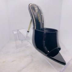 Black Mule Heels Christian Louboutin Pigalle Follies, Black Mule, Gold Stilettos, Platform Pumps Heels, Mule Heels, Christian Louboutin Pigalle, Les Brown, Pink High Heels, Christian Louboutin So Kate