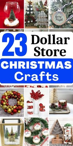 Dollar Store Christmas Crafts are a great way to save money and still have fun during the holiday season. If you’re looking for a DIY Christmas project for holiday decorations, look no further than these affordable dollar store Christmas crafts. From Christmas centerpieces to Christmas wreaths and Christmas tree decorations. you will find everything you need to add a personal touch to your Christmas decor. Farmhouse Christmas Ornaments, Centerpiece Christmas, Christmas Crafts For Adults, Dollar Store Christmas, Dollar Tree Christmas, Dollar Tree Decor, Christmas Projects Diy