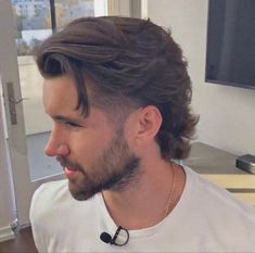 Best Men’s Hairstyles in 2023 – OnPointFresh Long Haired Mullet Men, Hipster Mullet Men, Side Part Mullet Men, Jeff Wittek Hair Mullet, Jeff Wittek Mullet, Men’s Wolf Cut Hair, Tapered Mullet Men Straight Hair, Trendy Male Haircut, Modern Mullet Mens Straight Hair