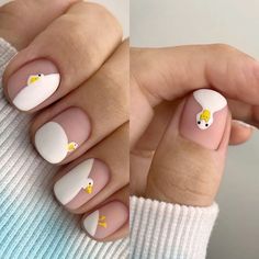 Halloweenský Makeup, Minimal Nails Art, Hello Nails, Duck Nails, Minimal Nails, Her Nails, Animal Nails