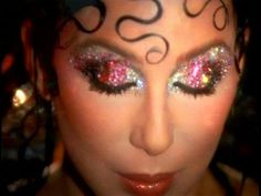 70's Disco Makeup – Nectarine Dreams LLC 70s Makeup Disco, Cher Makeup, Moda Disco, 1970s Makeup