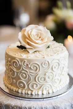 a close up of a cake on a table