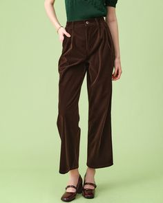 Free shipping on orders over $69. Shop the pleated wide leg pants - navy - xs,s,m,l,xl at RIHOAS. Closet Manifestation, Wide Leg Pants High Waisted, Pleated Wide Leg Pants, Tailored Clothes, Perfect Figure, Perfect Wardrobe, Pantalon Large, Buy One Get One, Basic Style