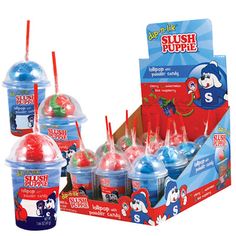 an assortment of bubble pop drinks in plastic cups