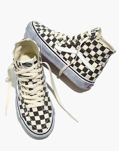 Shoes Sneakers High Tops, Rare Vans, Leather Vans, Rainbow Sneakers, Lit Shoes, Animal Print Shoes, Vans Sk8 Hi, Denim Shoes, Shoes Size 7