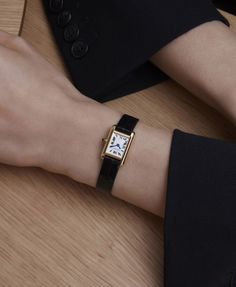 Formal Cartier Watch With Subdials, Cartier Black Watch Accessories With Subdials, Elegant Cartier Watch With Subdials, Cartier Watches Women Santos, Pingu Pingu, Modern Cartier Watch Accessories, Rectangular, Brat Pack, Cartier Watch