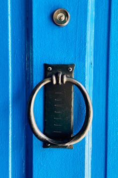 Strong & elegant Door knocker.
Forged individually by a blacksmith (not a cheap cast).
Coated with matte lacquer.
Back rectangle iron plate hammered on the edges.
Decorated with hammered lines in the middle.
The handle ring is all handmade, pointed on the ends, 
Flattened at the bottom for an easy grasp. Rustic Door, Rustic Doors, Antique Hardware, Door Knocker, Door Knockers, Blacksmithing, Hand Forged, Wrought Iron, Front Door