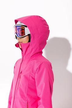 Our core, insulated ski jacket. Designed intentionally for women, to flatter on and off the slopes. Ski Outerwear With Detachable Hood, Adjustable Hood Outerwear For Ski Season, Ski Season Outerwear With Adjustable Hood, Winter Sports Outerwear With Adjustable Hood For Ski Season, Adjustable Hood Outerwear For Snowboarding, Black Ski Jacket, Cold Weather Activities, School Wear, Skiing Outfit