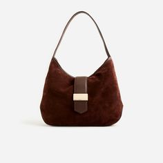 Berkeley suede and leather shoulder bag Suede Purses And Handbags, Suede Shoulder Bag, Thrifted Handbags, Closet Manifestation, 2025 Rebrand, Handbag Inspiration, 2023 Accessories, Purse Trends, Bags 2024