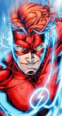 the flash from dc comics is shown in this image