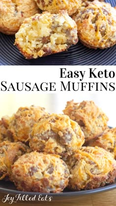 easy keto sausage muffins are the perfect appetizer for any occasion