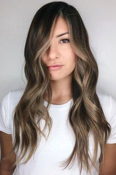 Beige Face Framing Light Ash Brown Hair, Partial Balayage, Brown Hair Inspiration, Blonde Balayage Highlights, Brown Balayage, Hair Balayage, Brown Highlights