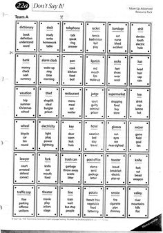 an image of a printable word family game