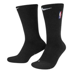 Nike Elite Crew Socks Nba Casual Sports Mid Tops Couple Style One Pair Black DA4960-010 (NBA/Joggers) Nike Sporty Socks For Sports, Sporty Nike Socks For Sports, Nike Non-slip Sports Socks, Nike Non-slip Socks For Sports, Nike Sporty Breathable Socks, Nike Breathable Training Socks, Comfortable Nike Sports Socks, Nike Sports Socks, Sporty Black Running Socks