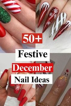 Nails Arts, Christmas Nail Designs, Christmas Nails, Nail Design