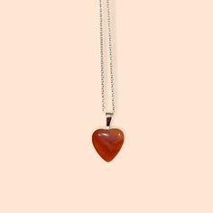 Genuine Carnelian heart shaped necklace Second image is to show the different shades of the carnelian hearts- if you have a preference please do let me know! Heart-shaped Gemstone Healing Necklace, Heart-shaped Healing Necklaces With Natural Stones, Heart-shaped Gemstone Necklace For Healing, Orange Heart Charm Jewelry, Heart-shaped Orange Necklace For Gift, Heart Shaped Carnelian Gemstone Jewelry, Carnelian Heart Gemstone Jewelry, Carnelian Heart Shaped Gemstone Jewelry, Heart-shaped Carnelian Gemstone Jewelry