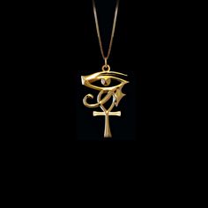 This solid gold key of Ankh necklace showcases exquisite craftsmanship, symbolizing life and spirituality. The key of Ankh pendant is more than just jewelry; it's a fine representation of ancient Egyptian elegance and the timeless allure of this sacred symbol. PENDANT INFORMATIONThis pendant is made of real, solid gold.• Made in USA• Material: 14k or 18k solid gold• Finish: polished• Height: 1.35" (34 mm) | *includes the small circle, bail dimensions not included• Width: 0.9" (23 mm)• Pendant weight: approx. 6 grams (14k)• Bail: fits up to 4 mm chains• Solid back, not hollow• A certificate of authenticity is included• Delivered in our elegant jewelry box, making it the perfect gift Shipping: All of our orders are custom-made. Please allow approximately 3 weeks for production and shipping. Symbolic Ceremonial Necklace With Locket, Symbolic Ceremonial Locket Necklace, Symbolic Locket Necklace For Ceremonial Use, Symbolic Gold Jewelry For Blessing, Bronze Pendant Jewelry For Blessings, Luxury Gold Ankh Jewelry, Symbolic Gold Plated Necklaces With Large Pendant, Symbolic Gold Plated Necklace With Large Pendant, Symbolic Formal Necklace With Large Pendant