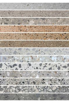 an image of different colors and shapes of marble