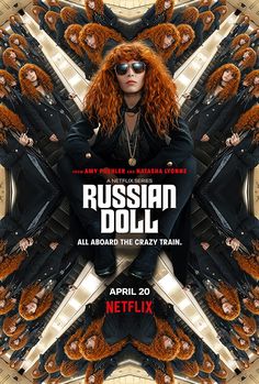 the poster for russian doll all around the crazy train, starring in netflix's upcoming series