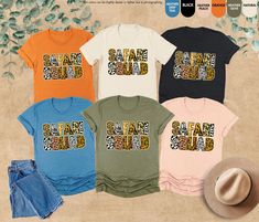 Safari Squad Shirt, Africa Trip Shirt,Wild Animal Lover T-Shirt,Gift for Safari Guide,Zoo Shirt,Family Vacation Shirts,Wild Life Lover Shirt Tee Type: Spring,Summer,Fall,Winter Tee Length: Regular Tee Sleeve: Short Sleeve On Cruise Time Coconut Trees & Anchor Tee Shirts,Funny Cruising Letter Print Sayings Novelty T Shirts Tops, Casual Loose-Fit Short Sleeve O-Neck T-Shirts Blouses,Cruising Family Vacation Tee Shirts,Cruising Friend Party T Shirts Clothing. Size Chart: (1Inch=2.54cm)  Welcome to Vacation Tee Shirts, Friend Party, Africa Trip, Winter Tees, Wild Safari, Coconut Trees, Family Vacation Shirts, Squad Shirt, Family Cruise