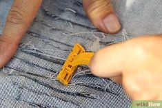 Distressed Fabric, Diy Jeans, Sewing Machine Needles