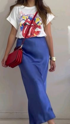 Outfit Verano, Worship Team, Looks Pinterest, Midi Skirts, Worship, Midi Skirt