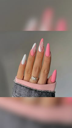 Unghie Sfumate, Unghie Nail Art, Broken Nails, Nails Spring, Pink Nail Designs