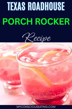 Porch rocker drink with a lemon slice Lemon Crisp, Refreshing Drinks, Iced Tea, Vodka