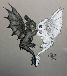 Couple Dragon Tattoos, Stitch And Toothless Tattoo, Cute Dragon Tattoo, Disney Stitch Tattoo, Dragon Tattoo Drawing, Dragon Tattoo Sketch, Cute Dragon Drawing, Floral Thigh Tattoos, Stitch Tattoo