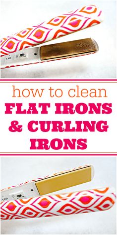 how to clean flat irons and curling irons