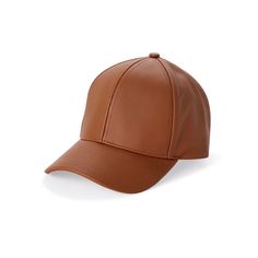 Would Look Great With A Trench, Jeans And Sneakers! Casual Leather Six-panel Baseball Cap, Casual Brown Leather Hat, Casual Leather Baseball Cap With Curved Brim, Trendy Leather Hat For Fall, Casual Leather Hats For Spring, Casual Leather Hats With Sweatband, Classic Leather Six-panel Baseball Cap, Brown Leather Curved Brim Baseball Cap, Casual Leather Cap