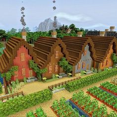 Small Minecraft Town Ideas, Minecraft Small Decor Ideas, Minecraft Small Village, Minecraft House Ideas Wood, Simple Minecraft House Ideas, Minecraft House Ideas Cottage Core, Modern Minecraft Houses Interiors, Minecraft House Exterior, Minecraft House Ideas Tutorial