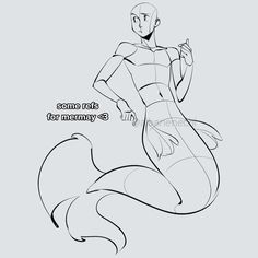 albanenechi ♡ pose references Mermind Drawing, Ych Drawing Poses, Mermaids Poses Reference, Half Body Poses Drawing Reference Female, Drawing Reference Fantasy Inspiration, Siren Pose Reference Drawing, Mermaid Anatomy Reference, Mermaid Bases Drawing, Training Poses Drawing Reference