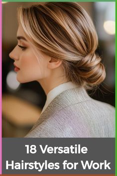 Summer hairstyle idea. Easy and simple hair idea. Summer hair inspo for you 😘 #hairstyles #hair #summerstyle #summerhairstyle Hair For Professional Women, Half Updo Ponytail, Simple Sophisticated Hairstyles, Professional Hairstyles Medium Length, Nurse Hairstyles Medium Hair, Professional Buns For Long Hair, Casual Braids For Medium Hair, Professional Hair Styles Long Hair, Medium Professional Hairstyles