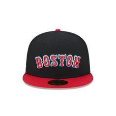 The Boston Red Sox Retro Spring Training 59FIFTY Fitted Cap features an embroidered Red Sox Cooperstown wordmark at the front panels with a matching MLB Batterman logo at the rear, a Grapefruit League 1996 Spring Training patching at the right-wear side, and a gray undervisor. Retro Spring, Spring Training, Fitted Caps, Boston Red, Fitted Hat, Boston Red Sox, Red Sox, Fitted Hats, Grapefruit