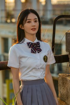 All Girls School, Girls Uniforms, Elle Fanning, Korean Actresses, Skirt Fashion, Women Girl, Actors & Actresses, Fashion Beauty