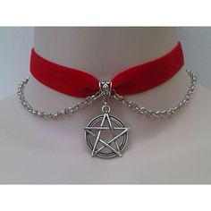 Emo Jewelry, Ribbon Choker Necklace, Diy Choker, Pentagram Necklace, Grunge Jewelry, Black Choker Necklace, Silver Necklaces Women