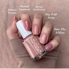 Military Nails, Sheer Nails, Essie Nail Colors, Makeup Nails Designs, Spring Awakening, Polish Colors, Colorful Nail Designs, Essie Nail, Dip Powder Nails