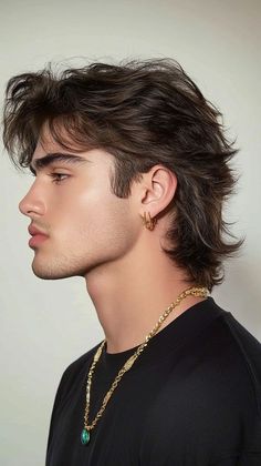 The Best 25 Modern Mullet Haircuts for Men (Detailed Gallery) | 25 Trendy Modern Mullet Haircuts for Men: The Ultimate Guide To New Mullet Hairstyles Mens Straight Hair, Modern Mullet Haircut, Mullet Haircuts, Mullet Hairstyles, Mullet Haircut, Mens Hairstyles Thick Hair, Modern Mullet, Wavy Hair Men