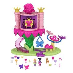 a play set with princess furniture and accessories