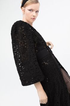 Description Black A-line, Long dress Puffed, Long Sleeves Plunging neckline Lace Dry Clean Made in Spain SKU 22-20186 Luxury Lace Dress For Spring, Spring Evening A-line Outerwear, Chic Lace Dress For Work, Elegant A-line Party Outerwear, Chic Lace Dress For Workwear, Elegant Lace Dress For Daywear, Elegant Party Outerwear With Lace Trim, Chic V-neck Lace Dress For Formal Occasions, Elegant Lace Outerwear With Lace Trim