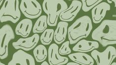 an abstract green and white background with lots of small letters that appear to be distorted